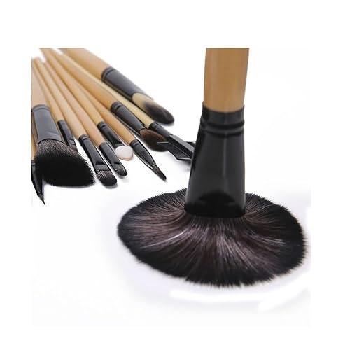 Miniatura 7 de Juego de 24 brochas de maquillaje de primera calidad, colección completa de brochas de maquillaje para fundación, mezcla de polvo, rubor, sombra de