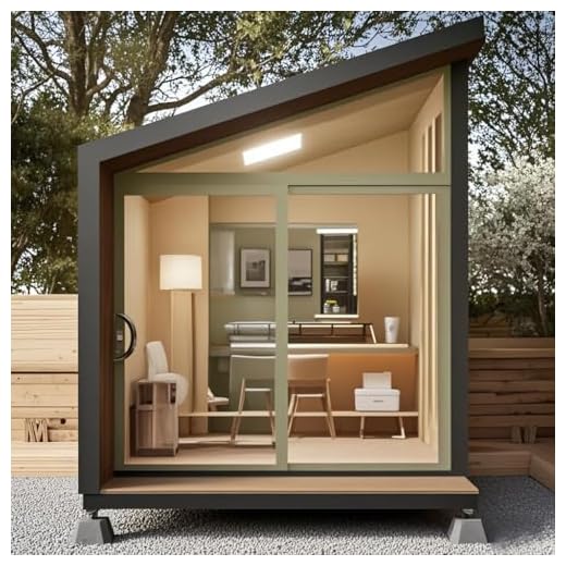 21+ Inspiring Backyard Office Ideas for the Ultimate Work-from-Home Experience 2 Backyard Office Pod, Garden Mini Office Work Space, Custom Size and Finish Options