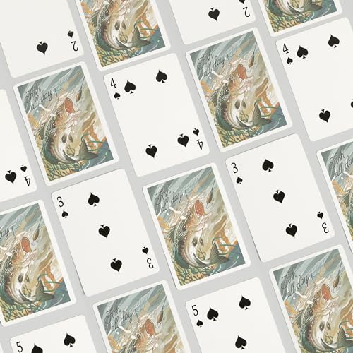 Lantern Press Fish All Day Baraja de 52 Cartas miniatura 4