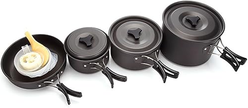 Miniatura 2 de Juego de ollas ligeras de 4 a 5 personas que acampan para actividades al aire libre