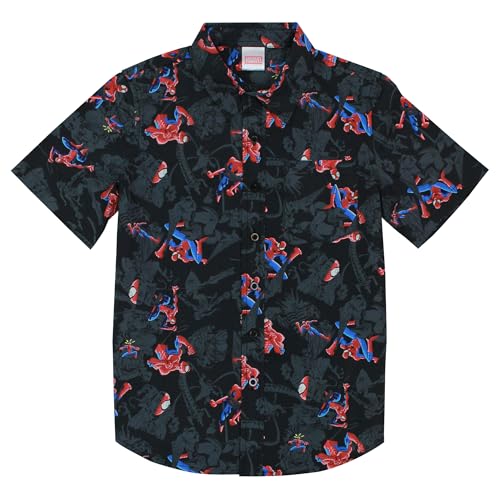 Marvel Boy's Spiderman Classic Hawaiian Surf Woven