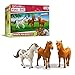 Produktbild CRAZE BIBI & TINA Ponyset Ponyfiguren Spielfiguren 3er Set Ponys zum Spielen und Sammeln Snoopy Max Moritz 14691