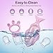 Baby Fruit Feeder, with Mini Freezer Tray, Silicone Teething Toys, Breastmilk Popsicle Molds for Baby Teething Relief, Includes 4 Mesh Pacifier
