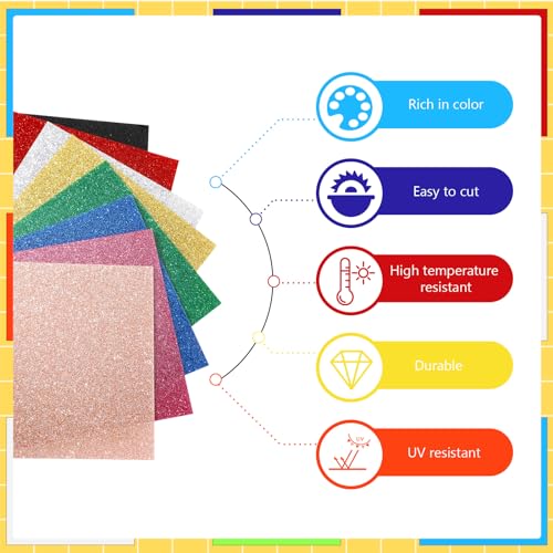 Image of 24 Pcs Cast Acrylic Sheets 0. 12'' Thick (3mm) Laser Cutting Colored, 8 x 8 Inch Acrylic Plastic Sheet Extruded for Crafts Art Display DIY