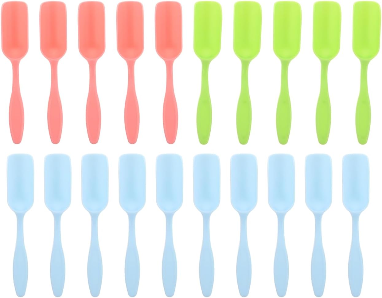Sosoport 40-Pack Mini Plastic Shovels for Planting Soil Scoop Gardening Tool Portable Planting Spatula for Flowers Pot Plants Garden Beds Lightweight Hand Shovel 5.90 X 1.96 X 1.18 in