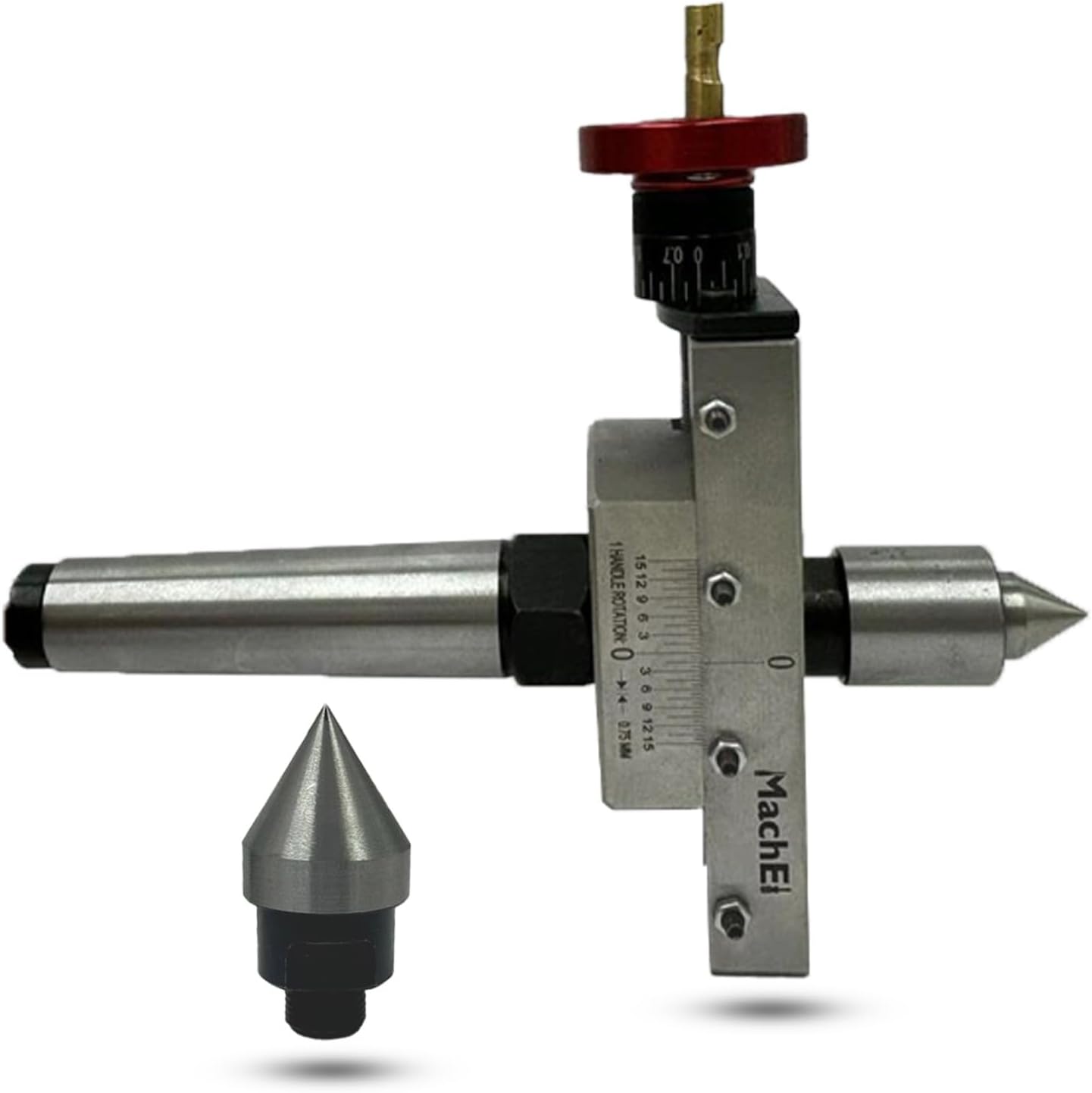 MachEl MT3 Precision Taper Turning Attachment with Interchangeable Revolving & Dead Centers – Advanced Lathe Tool for Accurate and Versatile Taper Cutting