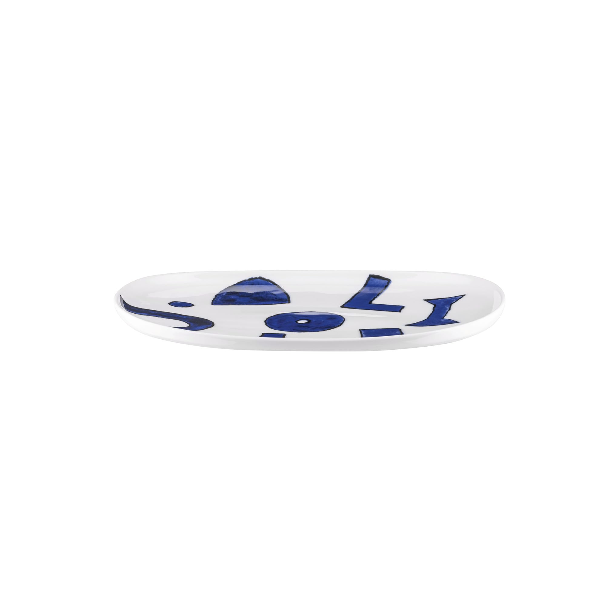 Alessi NF08/22 25 płyta do smażenia, owalna, porcelana