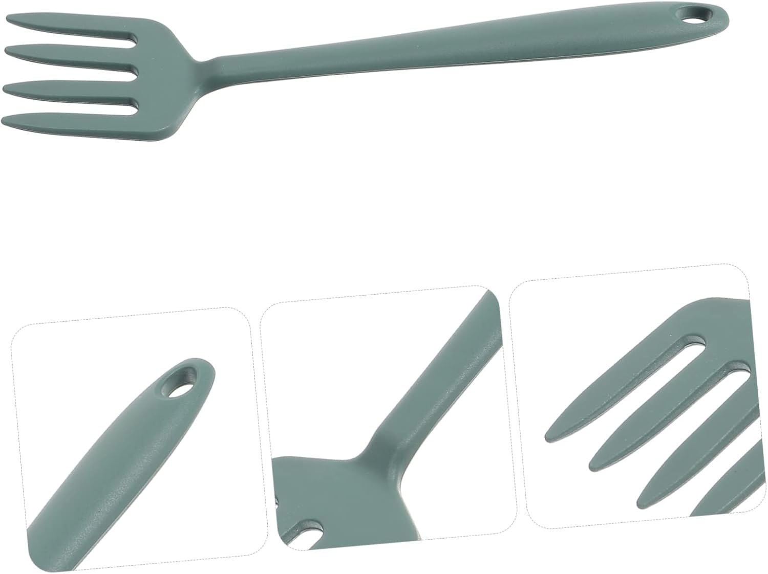 Silicone Pasta Fork for Cooking Medium Noodle Server Non-stick and Heat Resistant Kitchen Utensil Safe for Family Use for Stirring and Serving Dishes