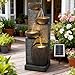 KAISOKU Solar Water Fountain Outdoor Garden, 38.2