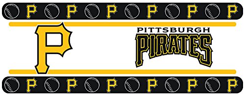 Sports Coverage MLB Pittsburgh Pirates Wall Border, 05 x 15, Multicolor