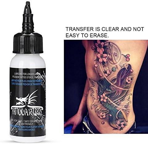 Tattoo Transfer Cream,Professional Tattoo Transfer Gel Stencil Primer Stuff Tattoo Cream Tattoo Accessories(30ml)