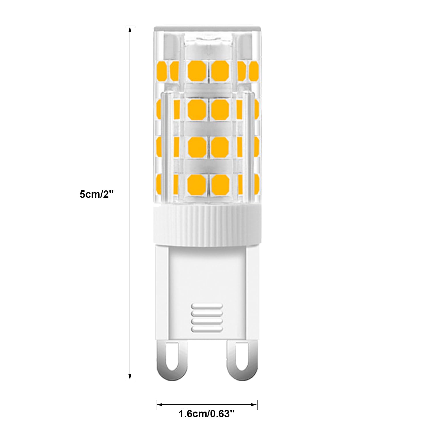 Snapklik.com : KCO Lighting G9 LED Light Bulb 3000K Warm White Non ...