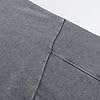 Generisch Mens Distressed Crew Neck Sweatshirt Large Size Drop Shoulder Washed Retro Hooded Sweatshirt Suit Pocket Men, gray, M #4