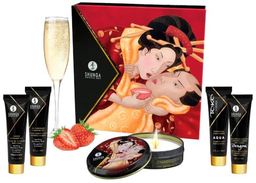 Geisha Mousseux Fraise Shunga gel stimulant comestible lubrifiant aromatisé