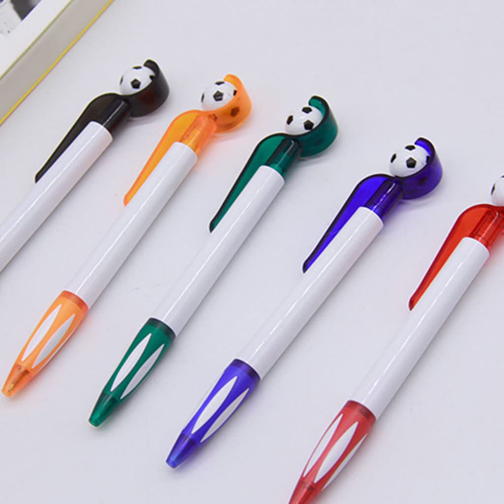 Football Ballpoint Pen Retractable Pen Funny Writing Pen Smooth Writing Refillable Class Reward for Boys Girls Students — view 8
