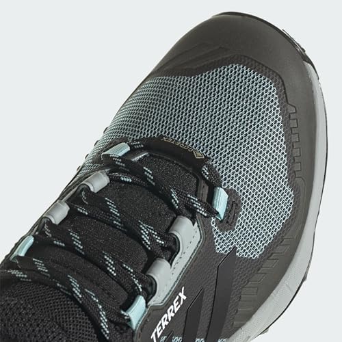 Adidas Tênis feminino de acampamento, caminhada e caminhada, Semi Flash Aqua/Core Preto/Wonder Be, 3