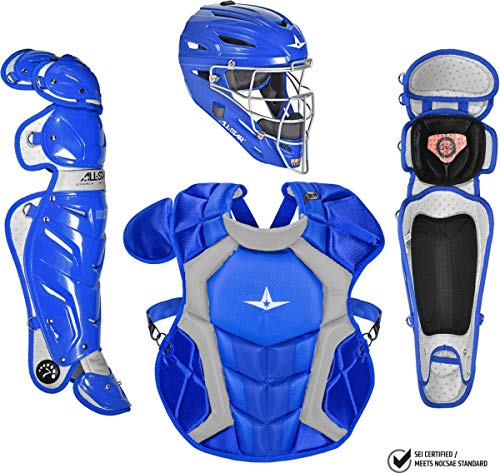 All Star System7 NOCSAE Certified Adult Pro Baseball Catcher's Kit