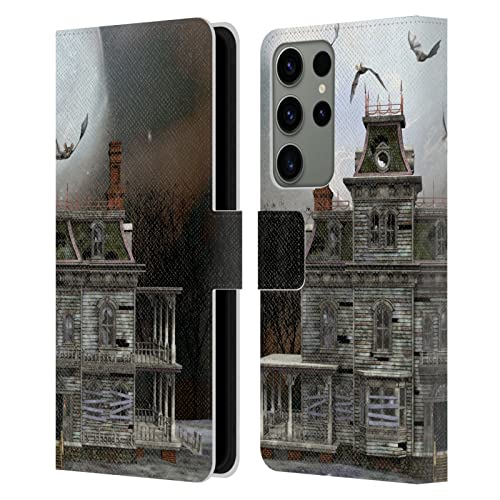 Housse Halloween Galaxy S23 Ultra étui portefeuille cuir idéal pour vos soirées à thème