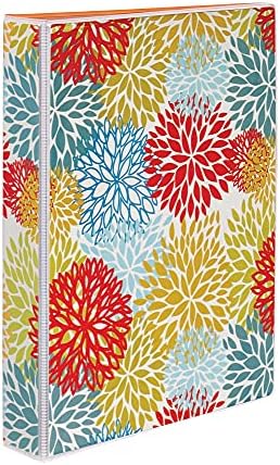 Avery Mini Durable Style Binder, 1" Round Rings, 175-Sheet Capacity, 5-1/2" x 8-1/2", Bright Floral, (18447)