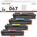 Cartridge 067 067H Toner Pages: 1350 Pages de Toner Noir 067 067H and 1250 Pages de Toner Couleur 067 067H (5% de couverture papier A4)