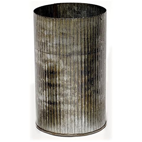 Accent Decor Zinc Cylinder Vase Cover