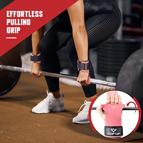 Image of Weight Lifting Wrist Strap, Double-Layer Leather for Deadlift Powerlifting