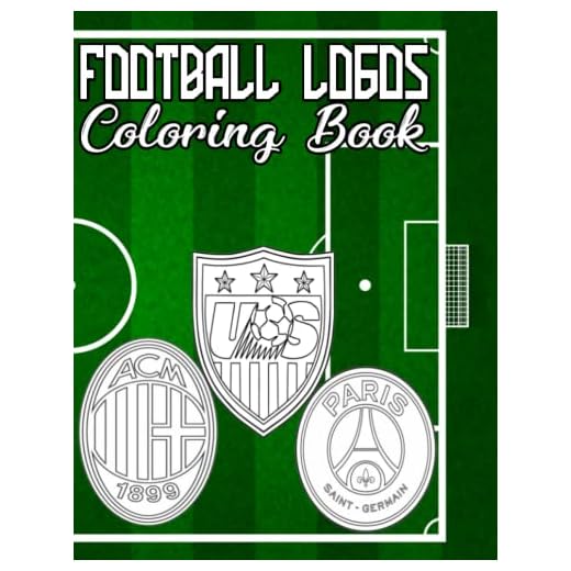 Football Logo Coloring Book: European Best Football Teams Logo Coloring Book