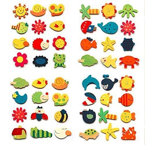 BESTDI Fridge Magnets Wooden Nature Theme Magnets for Toddlers Create a SCNet Magnetic Birthday Party Return Gift for Kids Playset of 40 (Multicolor) (B0BW5YVH7F) Amazon Price History, Amazon Price Tracker