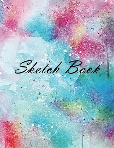Sketch Book: Large Notebook for Drawing, Painting, Doodling or Sketching: 120 Pages (8.5 x 11), Abstract Background Cover