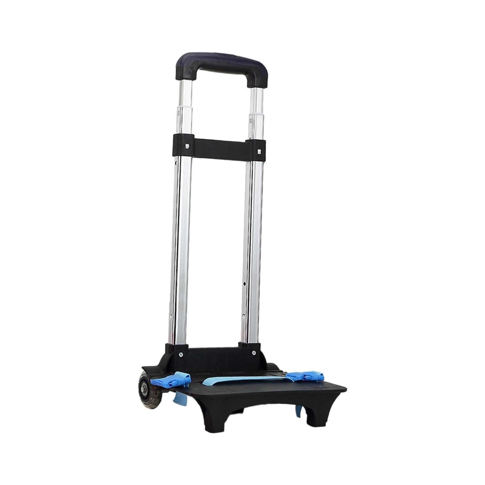 Carrito de equipaje de 40/65/90 cm de tamaño ajustable y ruedas para compras y viajes 8