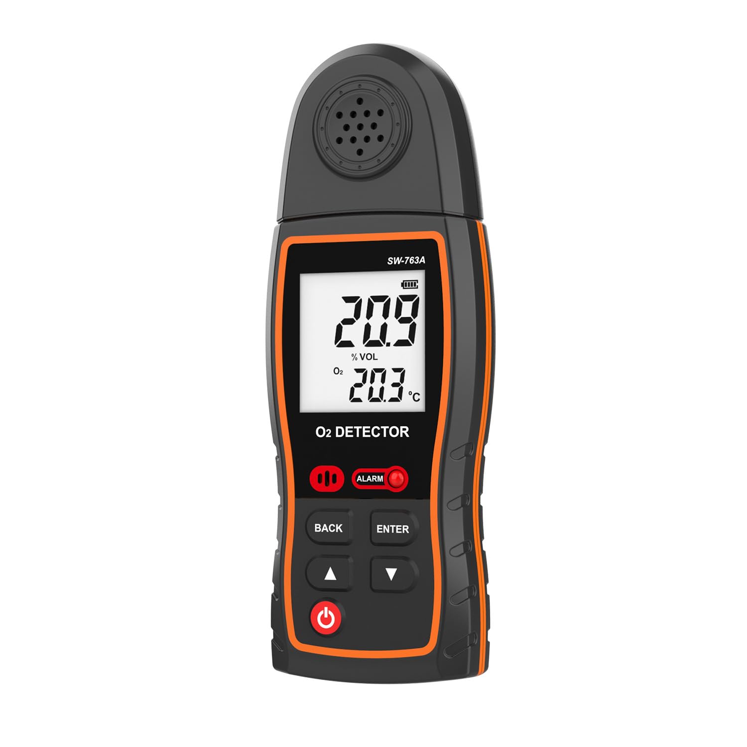 Détecteur d'oxygène portable couvrant 0-30% VOL