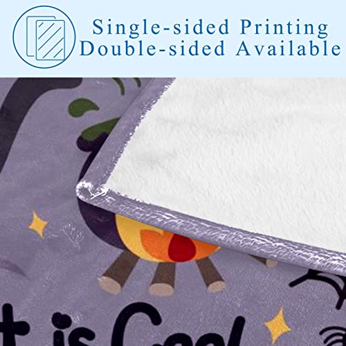 Couverture lit chat noir plaid chaud canapé camping 150x100 cm