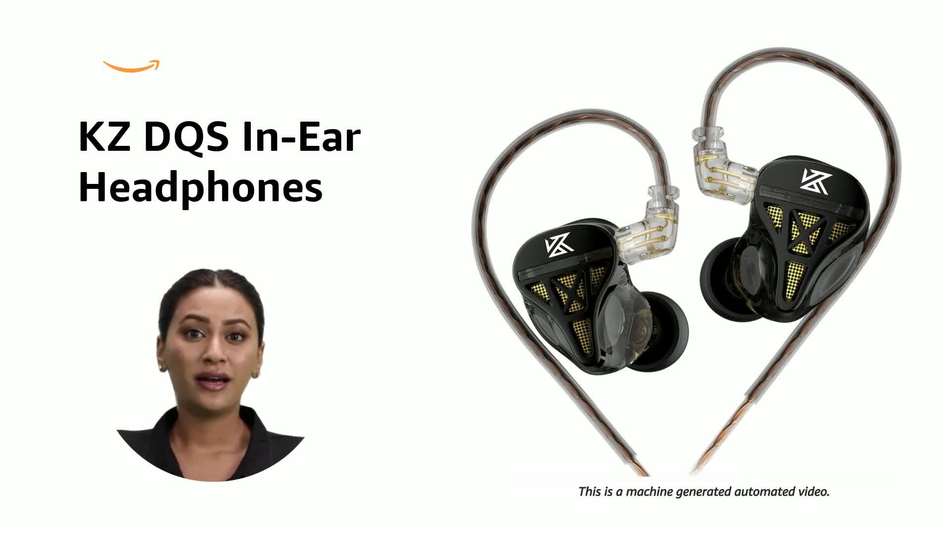 KZ DQS Dynamic Driver Semi-Open HiFi Sound in-Ear Headphones