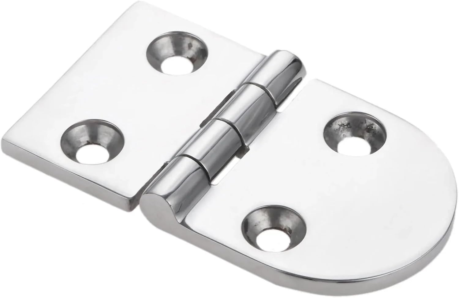 1Pc Heavy Duty 316 Stainless Steel Boat Door Cabin Stamp Strap Hinge Hardware 4 Hole Universal Boats Accessories