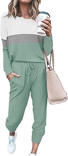 Lounge Sets for Women Sweatsuits Sets Two Piece Outfit Long Sleeve Pant Workout Athletic Tracksuits