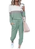 Lounge Sets for Women Sweatsuits Sets Two Piece Outfit Long Sleeve Pant Workout Athletic Tracksuits
