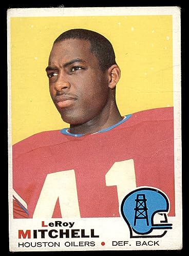 1969 Topps #183 Leroy Mitchell Houston Oilers (Football Card) FAIR Oilers Texas Southern