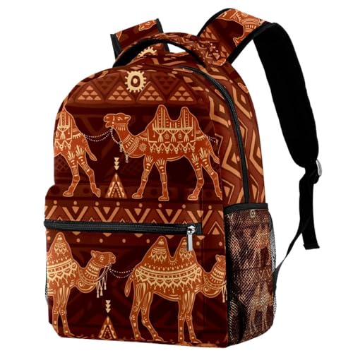 Sac à dos ornement ethnique égyptien unique et multicolore pour ados