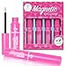 7C SEVENCROWN Eye Liner Magnetic Eyeliner Black Waterproof Liquid Eyeliner,Upgraded All-Day Hold, Sweatproof, Works Perfectly with Magnetic Eyelashes Kit - 5ml*4 Count