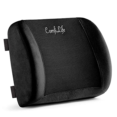 ComfiLife Lumbar Support Back Pillow Office Chair and Car Seat Cu...