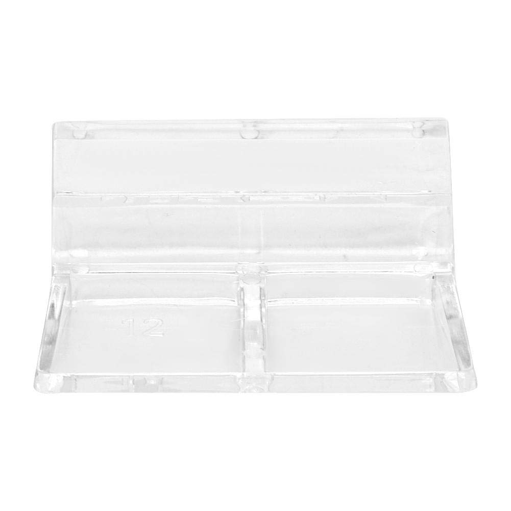 Lot de 20 clips universels en acrylique pour couvercle d'aquarium sans bord - Couleur transparente - 5 mm