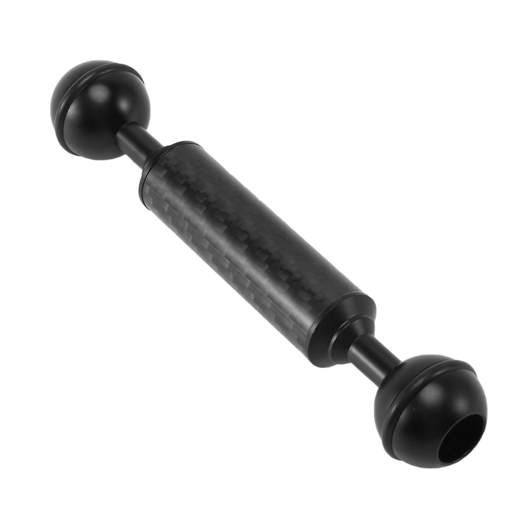 2X Carbon Fiber Float Extension Arm 1 Zoll Dual Ball Tauchen Kamera Fotografie D20mm 5 Zoll Unterwasser Auftrieb Stativ