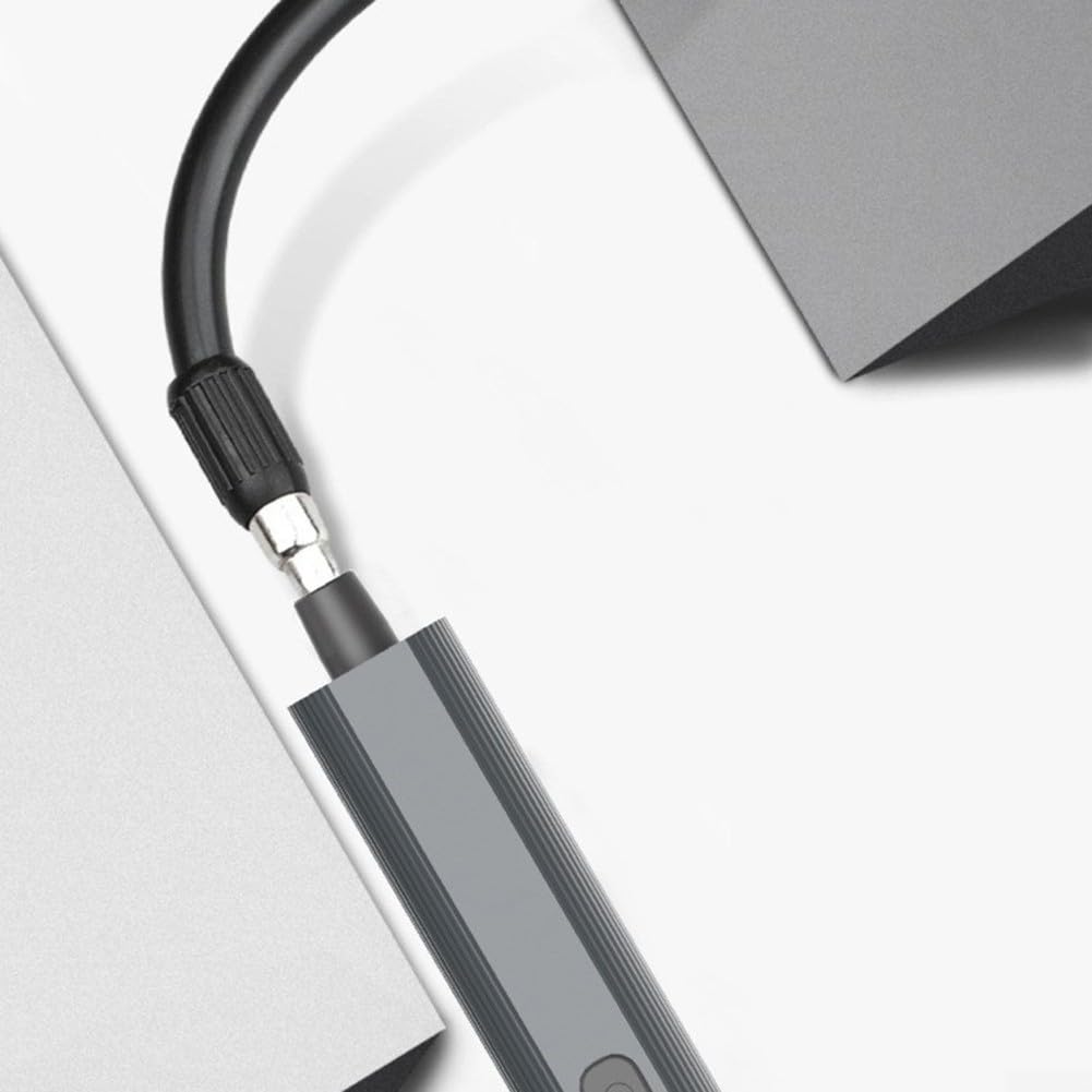 Kit de destornillador eléctrico 156 en 1, control de par de 5 niveles, batería de larga duración de 500 mAh, 140 puntas magnéticas para gafas, consola de juegos de teléfono (gris)
