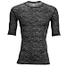 adidas Performance Men's Team Issue Base Compression Short Sleeve Tee, Black/Colored , Large