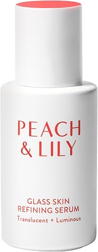 Peach & Lily - Glass Skin Refining Serum for Face (1.35 ounces) - Hyaluronic Acid Niacinamide Serum - Sensitive Skin - Vitamin B3, Peach & Yam, Peptides - Self Care, Vegan, Cruelty Free, Korean Beauty