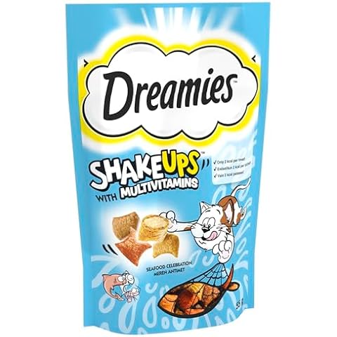 DREAMIES Shakeups Seafood Celebrations Cat Treats Cover