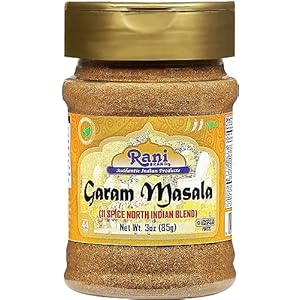 Rani Garam Masala Indian 11-Spice Blend 3oz (85g) PET Jar ~ All Natural, Salt-Free | Vegan | No Colors | Gluten Friendly | NON-GMO | Kosher | Indian Origin