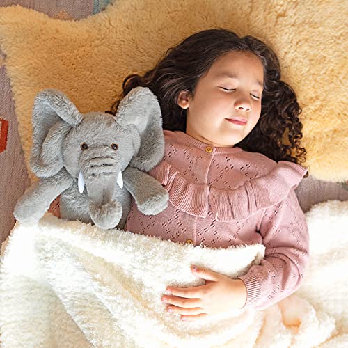 Vermont Teddy Bear Plush Elephant - Elephant Stuffed Animals, Snuggle Pal, 13 Inch #TOP26