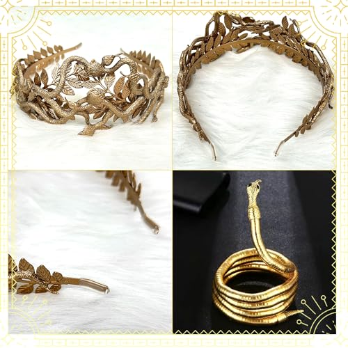 LaVenty bandeau de méduse coiffe de méduse couronne de serpents de méduse – vue 5