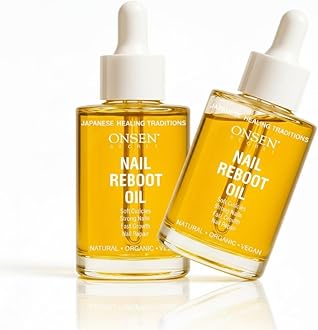 Sponsored Ad - Onsen Secret Nail & Cuticle Repair Oil (2x35ml) - Dry Oil Formula - Japanese Tsubaki, Tea Tree & Jojoba - Strengthens Nails, Repairs Cuticles, Hydrates Skin & Hair - Natural & Vegan